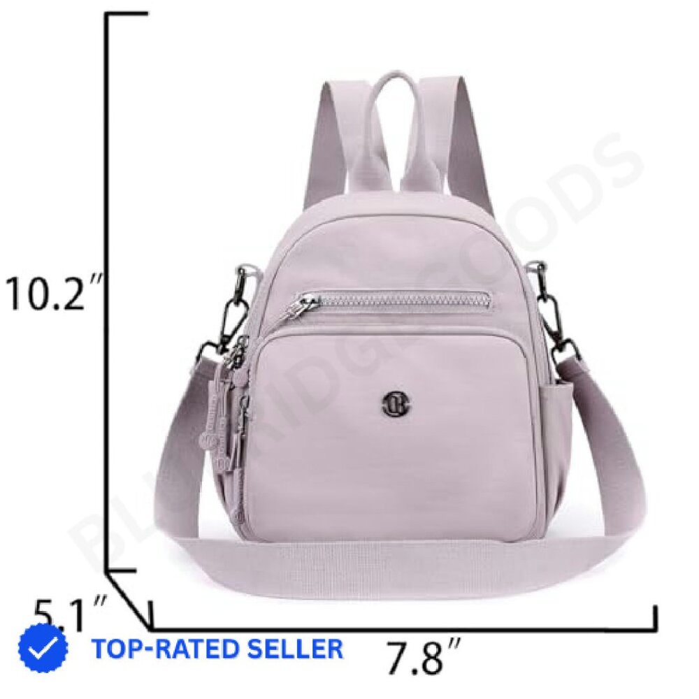 Stylish Mini Backpack Lightweight Waterproof Prep… - image 4